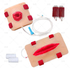 2Pcs Kit di Formazione per Chiusura delle Ferite, Trainer di Controllo del Sangue e Chiusura delle Ferite di Base per Educazione Medica