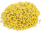 1000Pcs 16 AWG 1.5mm2 Insulated Cord End Wire Ferrules Terminal VE1508 Yellow