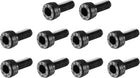 M3x12mm Screw Cap Point Hex Socket Screws Bolts 100Pcs