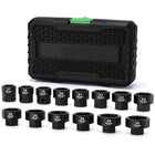 LinkMejor 14PCS 1/2" schroeven met 17-30mm laag profiel, Nano Impact set