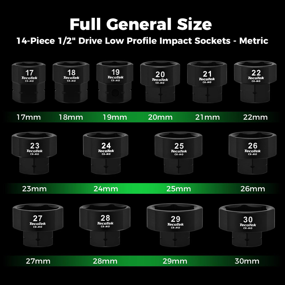 LinkMejor 14PCS 1/2" schroeven met 17-30mm laag profiel, Nano Impact set