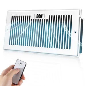 LinkMejor Cichy Odmotywacz Wentylator Pasuje do Otworu Rur 6" x 12" (Biały)