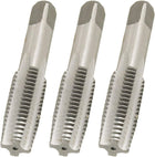 3pcs M18x2.5mm Pitch Round Shank 4-Flute Machine Hand Taper and Metric