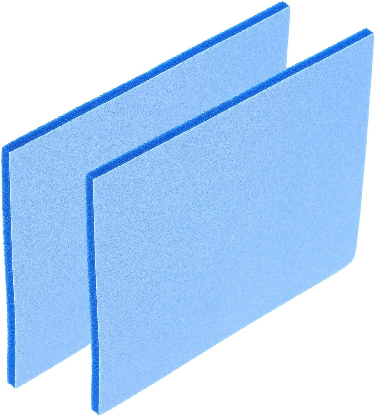 2pcs 500-600 Grit Sanding Sponge Pad 140mm x 114mm x 5mm Soft Foam Wet Dry Hand Sander Block Sandpaper for Model Metal Wood Furniture Polishing