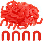500Pcs Horseshoe Shim Tile Spacers, 3mm/1/8 Inch, U Shape, PP Plastic, Red