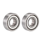 S698ZZ Stainless Steel Ball Bearing 8x19x6mm Double Shielded Bearings 2pcs