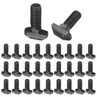30pcs M8x20mm t Slot Drop-in Bolt, Carbon Steel Hammer Head Bolts t Shape Stud Sliding Screw for European Standard 40 Series Aluminum Profile