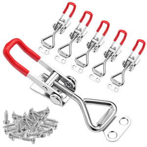 LinkMejor 6 Pack Schiebeschieber Klemme 4001, Einstellbare Schiebeschieber Klemme