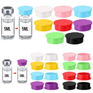 LinkMejor 24 Pack Peptide Vial Caps for 3ml 5ml 10ml Bac Water