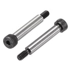 Alloy Steel Hexagon Socket Head Shoulder Screws Bolts, 1-1/2" Shoulder Length, 1/4" Shoulder Dia, #10-24 Thread, 4pcs