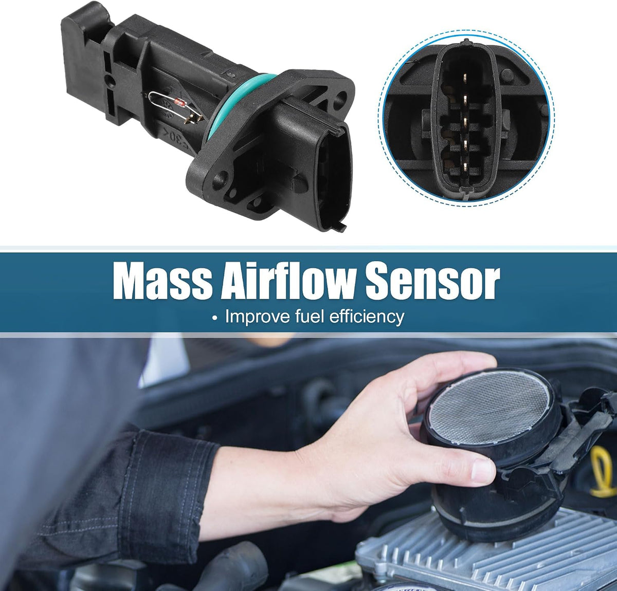 รุ่น Car Mass Air Flow Sensor Replacement No.0280218108 สำหรับ Volvo XC90 2003-2006