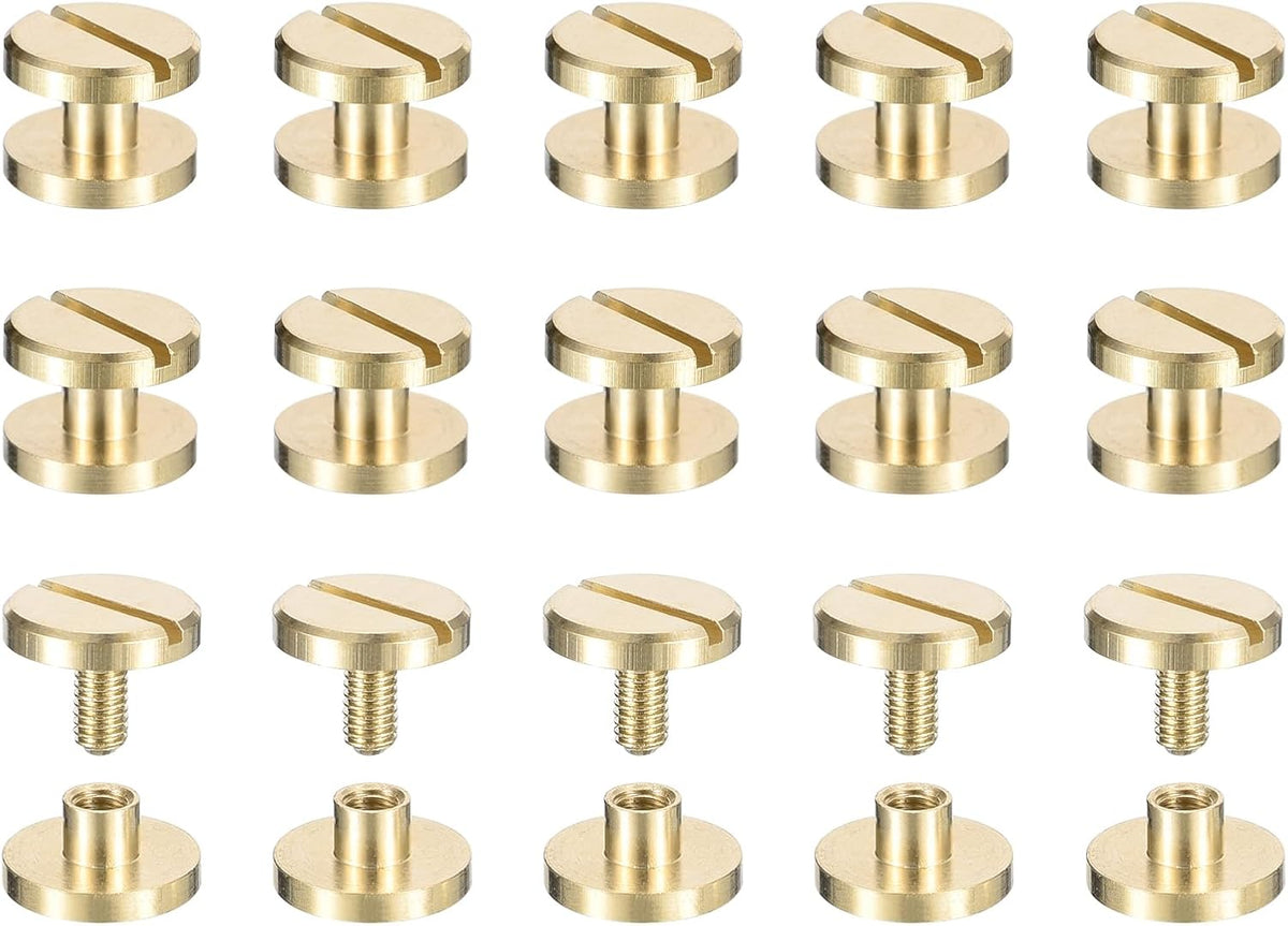 مجموعة من 30 قطعة من مسامير شيكاغو النحاسية، مسامير رأس مسطح 25x10mm، مسامير الربط الخلفية، مسامير الأنابيب، مقابس الأنابيب، مقابس الأنابيب