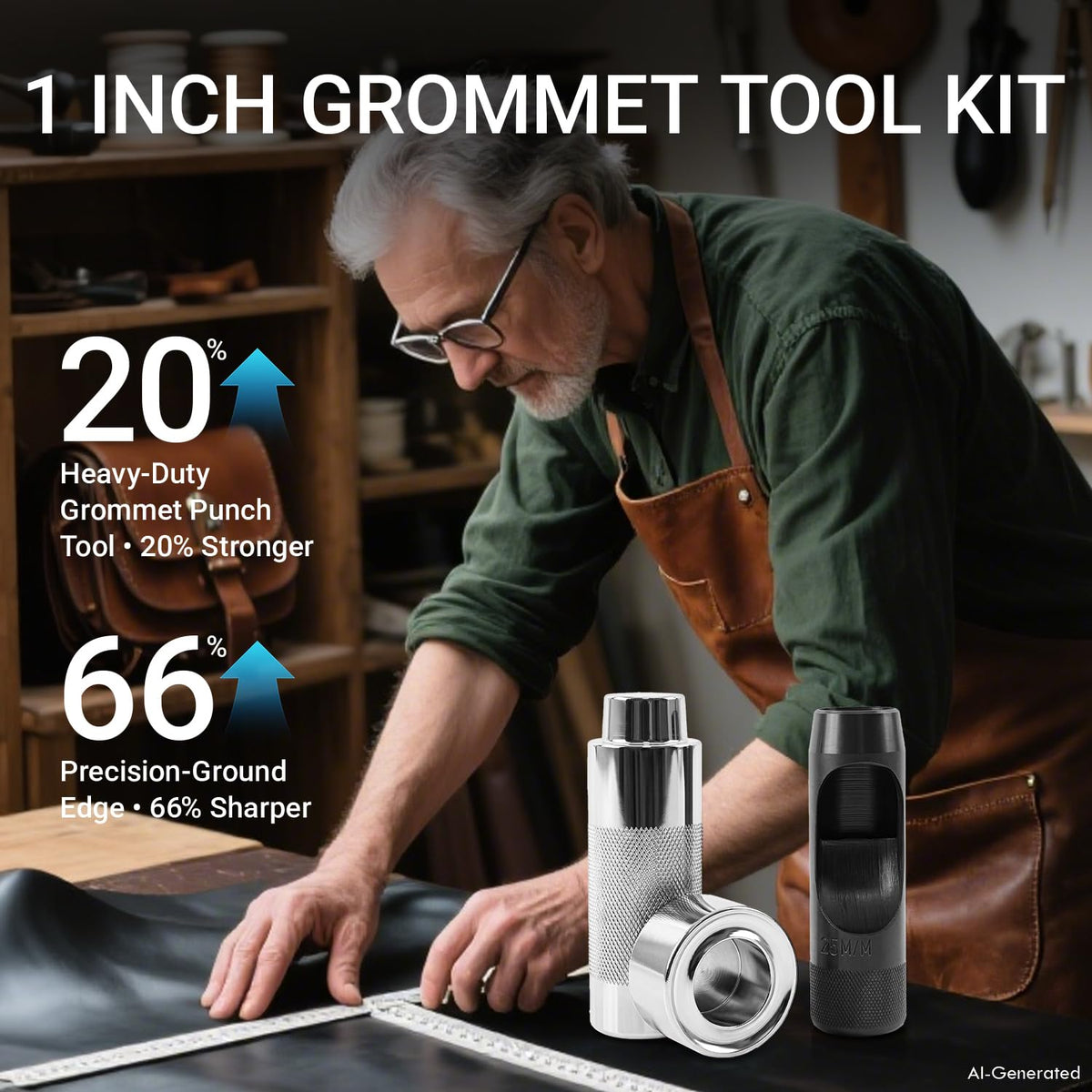 1 Inç Grommet Alet Seti, Gelişmiş Dayanıklı Tıraş Makası