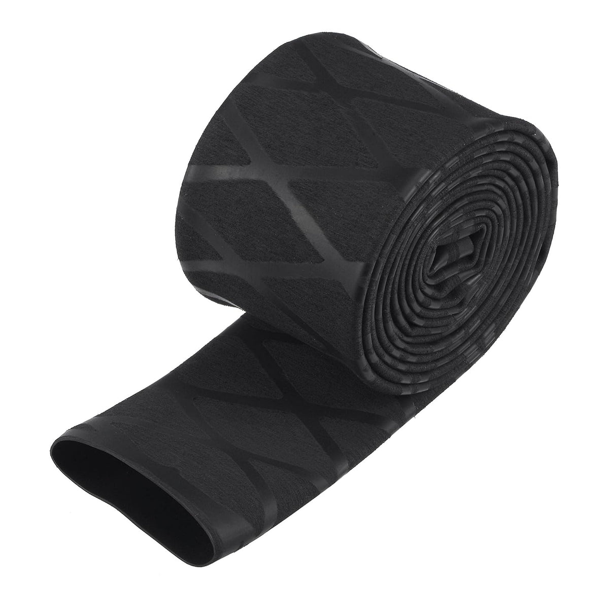 Heat Shrink Wrap Tubing for Fishing Rod Grips Handle, 30mm Dia 50mm Flat 5ft 1.7:1 Ratio, Black
