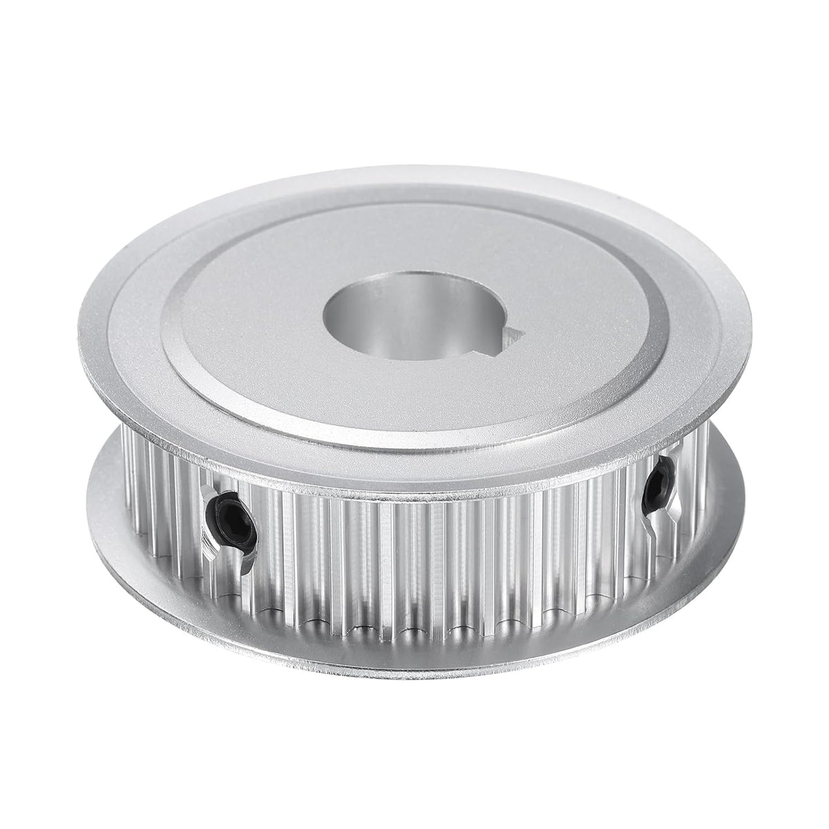 5M-38T-5/8B Timing Belt Pulley 5/8" Bore, 38 Teeth Aluminum Alloy Synchronous Wheel with Keyway, Pitch 5mm Tooth for 15mm Width Belt