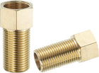 Brass Pipe Fitting, 2Pcs G1/2 Male x G1/2 Female 50mm Brass Reducer Adapter Pipe Extension Fittings, Reducer Hex Bushing Threaded Pipe Fitting for Water, Gas, Oil Pipeline Systems