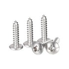 Phillips Head Self Tapping Screws, #4 x 1/2" 304 Stainless Steel Wood Sheet Metal Screw 100pcs