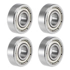 S695ZZ Deep Groove Ball Bearings 5mm x 13mm x 4mm Double Shielded Stainless Steel 4pcs
