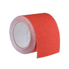 Anti Slip Traction Grip Tape, 80 Grit Frosted Surface PVC Warning Tape Waterproof for Steps, 16 Ft x 4 Inch(LxW) Red