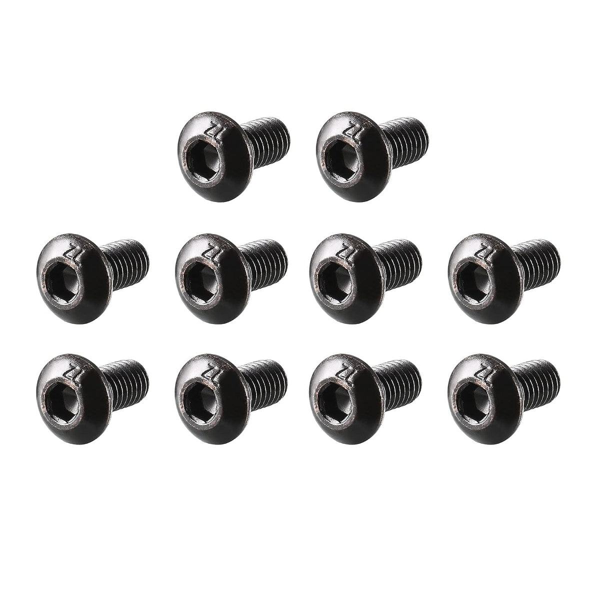 M3x6mm Thread Button Head Hex Socket Cap Screw Bolt 100pcs