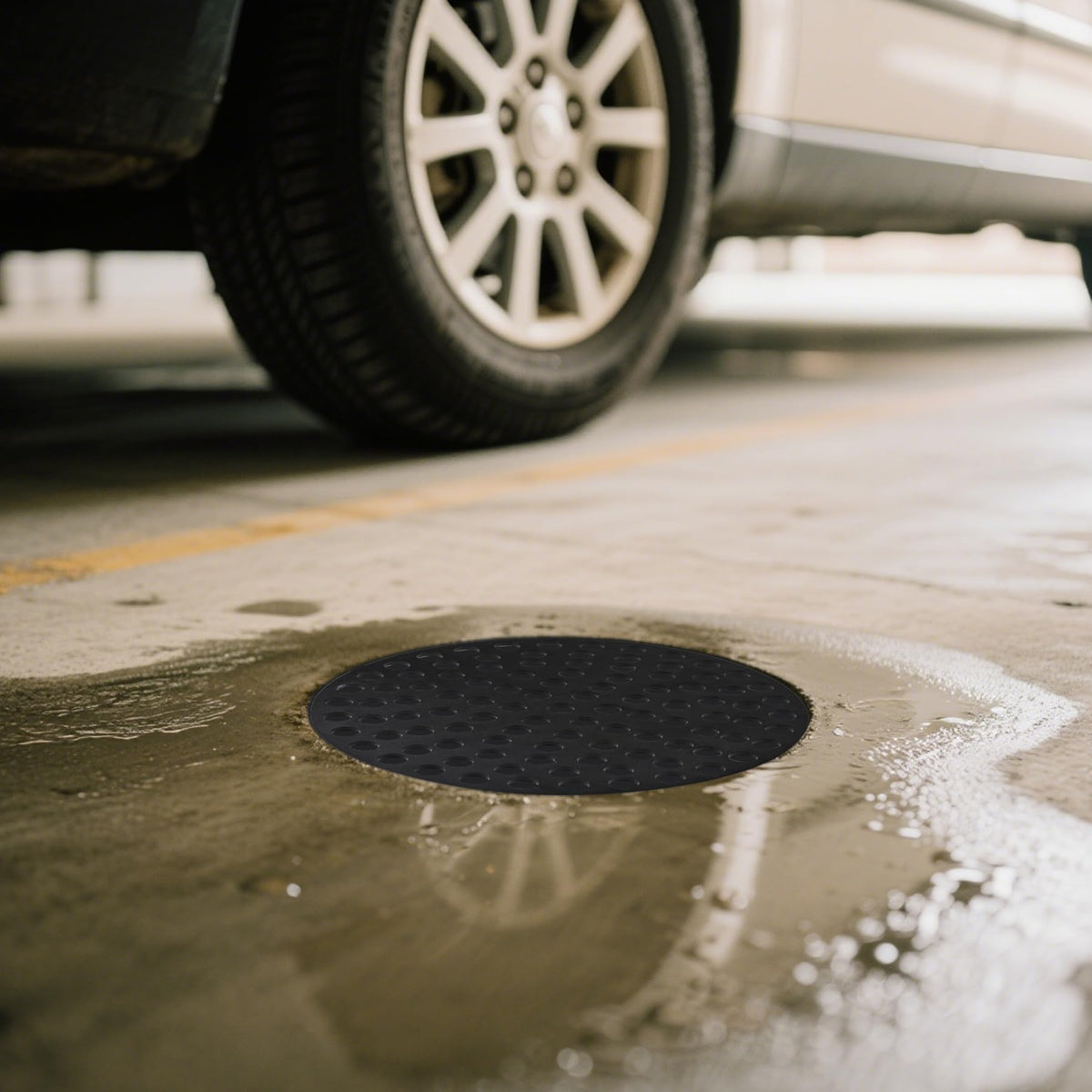 LinkMejor Copri Sifone Pianale, Soluzione di Sostituzione Copri Sifone Garage, Strainer Pianale (8 pollici)
