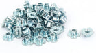 1/4-inch Thread Dia 8mm Height 4 Prongs Fully Threaded Pronged Tee Nuts 50pcs
