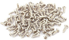 100 Pcs M2 X 6mm Stainless Steel Phillips Round Head Self Tapping Screws Bolts