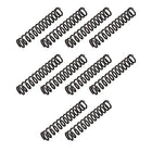 Compression Spring - 1.2mm Wire Dia, 9mm OD, 50mm Free Length Spring Steel Extension Spring,Black,10Pcs