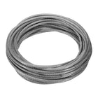 3/16" (5mm) 50ft (16m) 304 Stainless Steel Cable Wire Rope 7 x 19 Strands Core PVC Coated Aircraft Wire for Construction Outdoors Marine Rigging Decking Railings