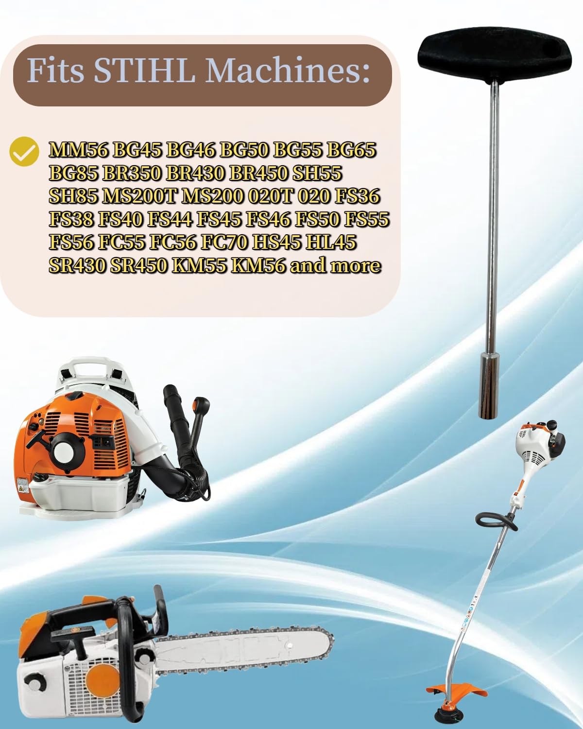 LinkMejor 8mm Soket Çekici, STIHL Kırpıcılar ve Fırtınalara Uygun