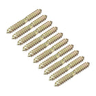 8x27mm Hanger Bolts, 48pcs Double Ended Self-Tapping Thread Dowel Screws for Wood Connecting
