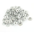 50Pcs Carbon Steel Zinc Plated M5 x 8mm 4 Pronged Tee Nut T-Nut for Table Legs Rock Climbing Wall Woodwork Holds Wood Cabinetry