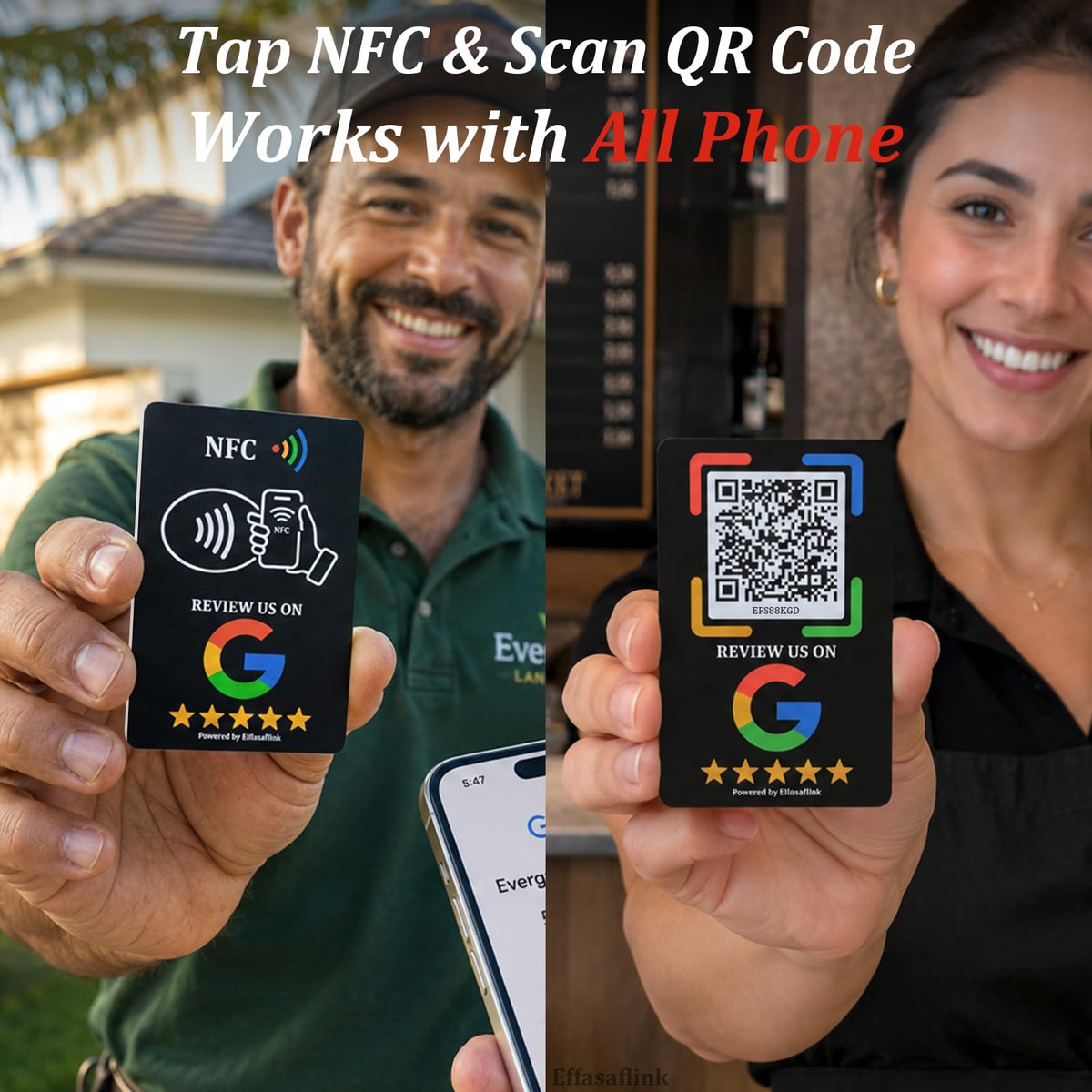 Card Review Google, NFC și QR Code pentru Afaceri - Îmbunătățește Recenziile Clientilor