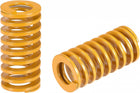 3D Printer Die Spring, 20mm OD 40mm Long 2pcs Spiral Stamping Light Load Compression Mould Die Springs for 3D Printer Electric Part, Yellow