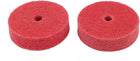 75mm x 20mm Red Nylon Abrasive Polishing Buffing Wheel 2 Pcs