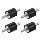 M8 Rubber Mounts, 4pcs Male/Male Shock Absorber, for Motor Generator Compressor Garage Reverse Pump Impact Air Generator Bobbins, D30mmxH30mm