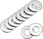 #8 316 Stainless Steel Flat Washer for Screw Bolt 50Pcs