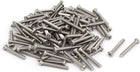M4 x 30mm 304 Stainless Steel Phillips Round Head Machine Screws Bolt 100pcs