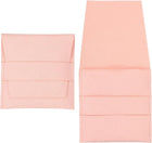 2 Pcs Microfiber Jewelry Pouch, 8 x 8cm Jewelry Packaging Bag Small Portable Envelope Style Storage Pouch for Earring Bracelet Necklace Brooches Pendants Packaging, Pink