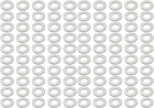 100Pcs 12mmx22mmx2mm Aluminum Motorcycle Hardware Drain Plug Washer