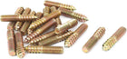40mm Long M8 Metal Double End Thread Self Tapping Screw Bolt Stud Fastener 20pcs