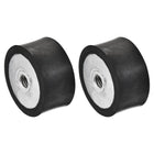 M8 Rubber Mounts, 2pcs Female/Female Vibration Isolator Shock Absorber, for Garage Motor Air Compressor Car Boat Bobbins, D40mmxH20mm