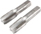 Metric Hand Tap M22 Thread 2.5 Pitch 4 Straight Flutes H2 Alloy Tool Steel Bottom & Taper Screw Tap Set Tapping Tools for Repairing 1 Pair