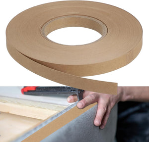 Upholstery Tack Strip, 2/3 Inch by 70 Yard Roll Upholstery Sofa Making Strips, Cardboard Tack Strip for Furniture, Sofa, Chair and Couch Edges Repairs, Brown
