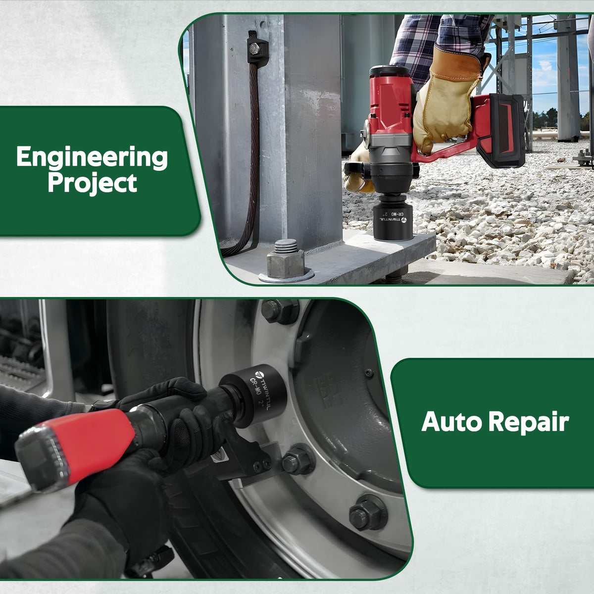 LinkMejor 3/4 Inch Drive Impact Socket 2 inch, Anti-Rounding 6-Point Design