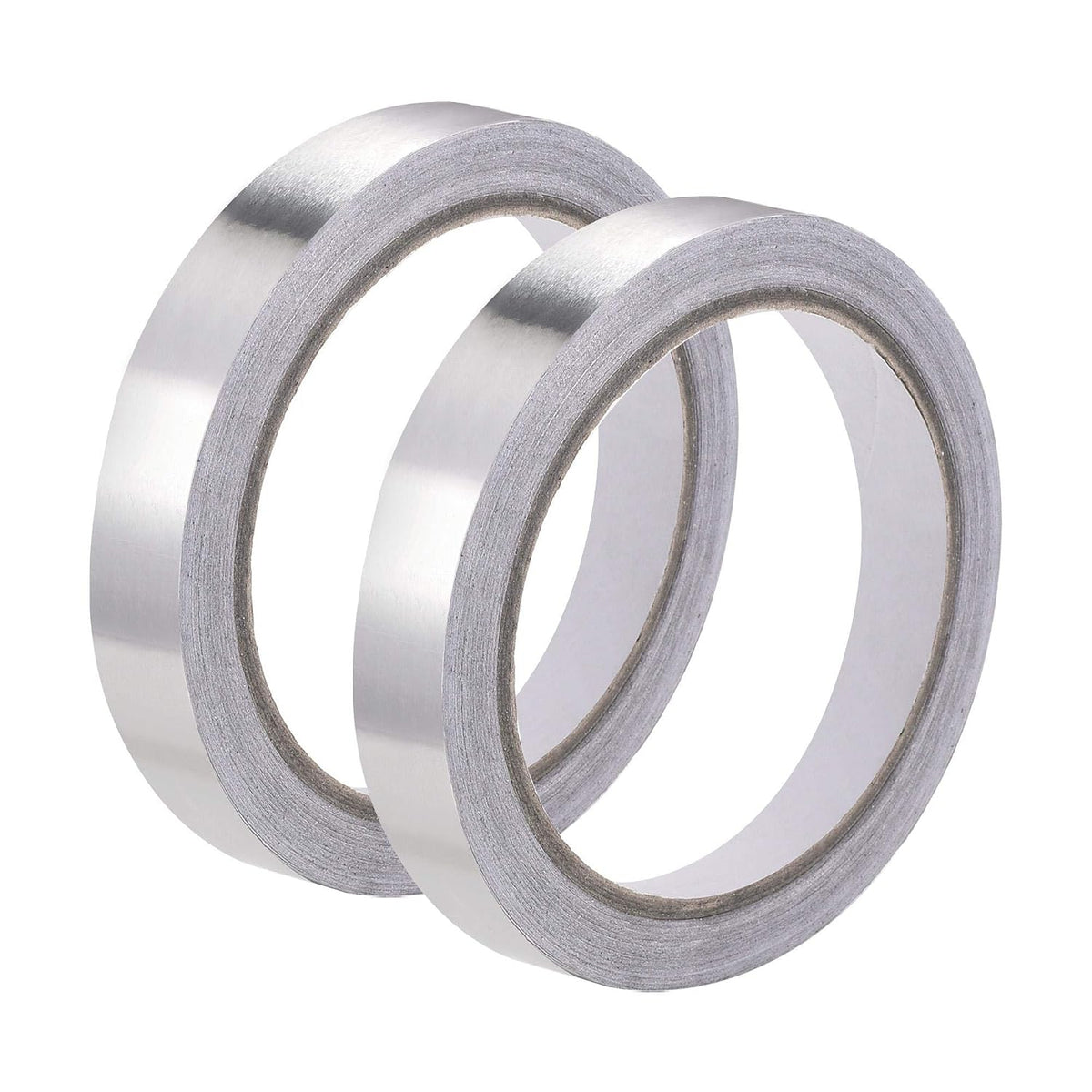 10mm Aluminum Foil Tape High Temperature Tape for HVAC, Sealing, Patching Hot and Cold Air Ducts Single Sided Adhesive Tape 20m/65ft 2 Rolls