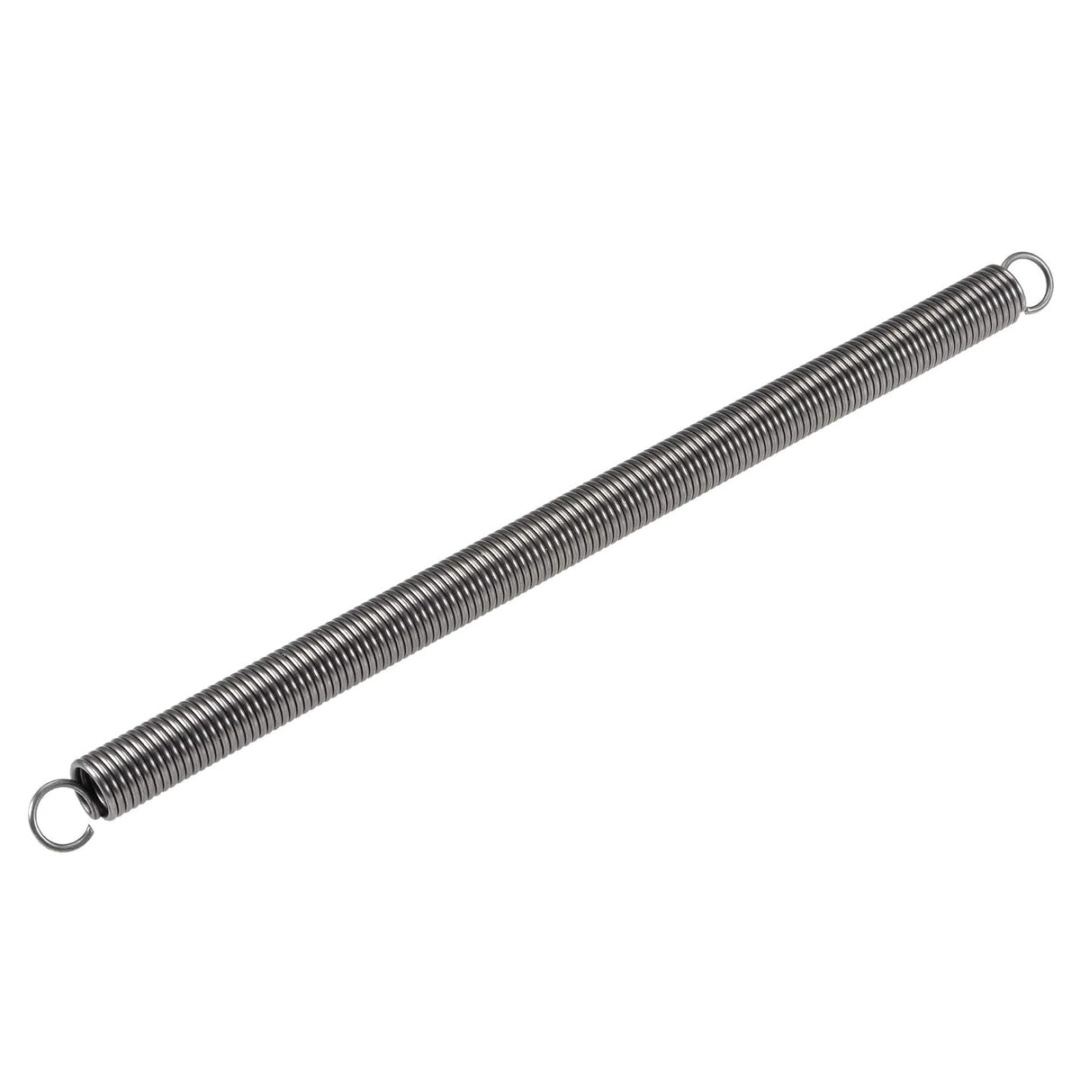 Compression Spring,16mm OD,2mm Wire Size,366mm Extended Length,300mm Free Length,Spring Steel,33Lbs Load Capacity,Grey