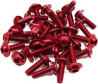 30pcs Universal Red M6 X 20mm Motorcycle Metal Fairing Hexagon Bolts Screws