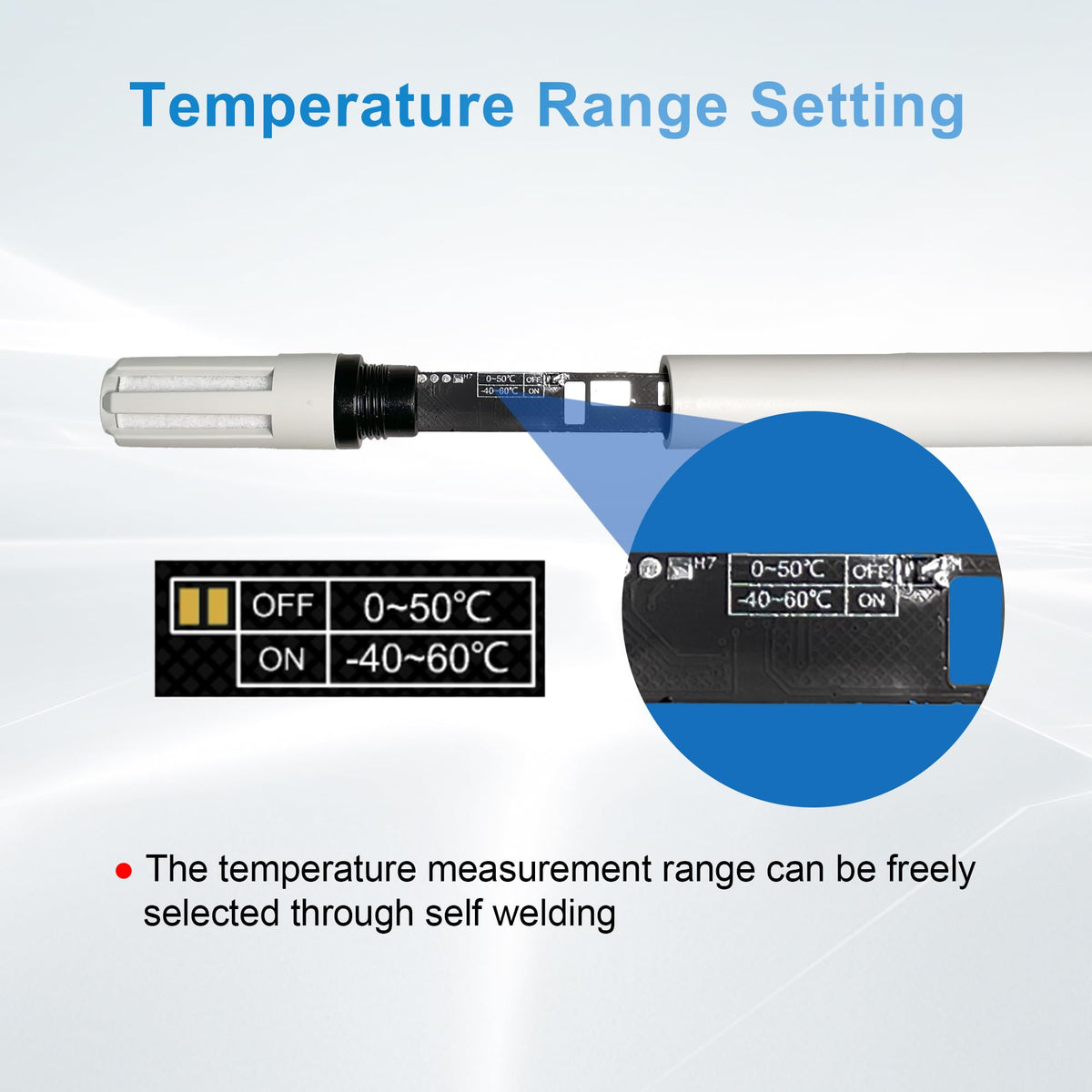 LinkMejor Capteur de Température Analogique 4-20 mA pour Humidité avec Sonde Température Transmetteur