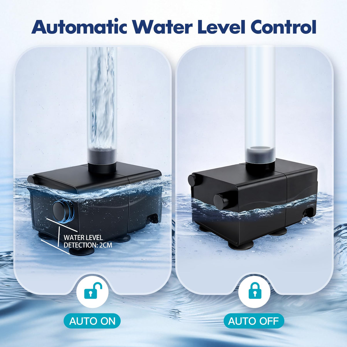 Automatic Mini Sump Pump for Dehumidifier with Level Sensor to Remove Water